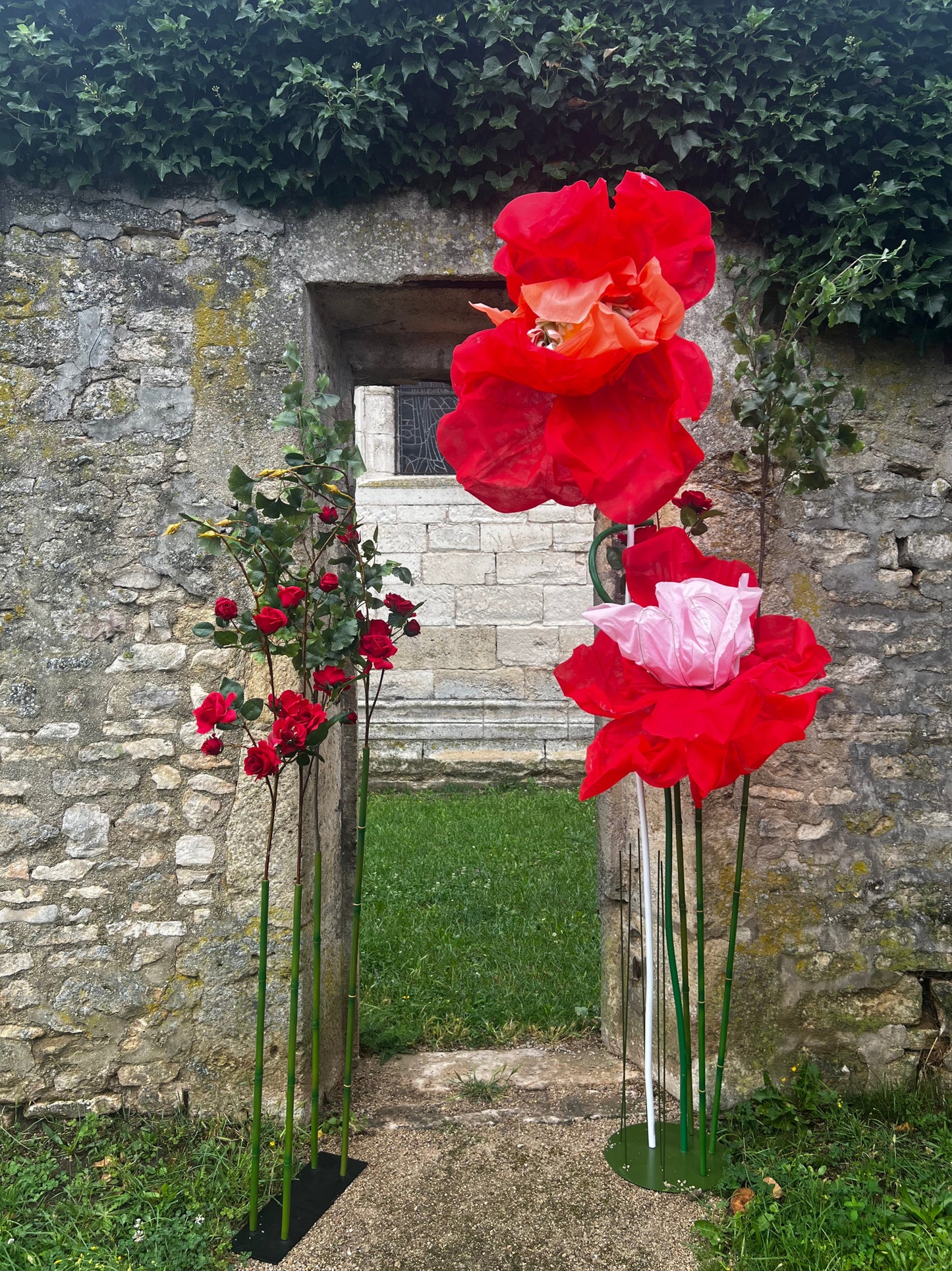 Fleurs et structures géantes selon vos envies sur mesure