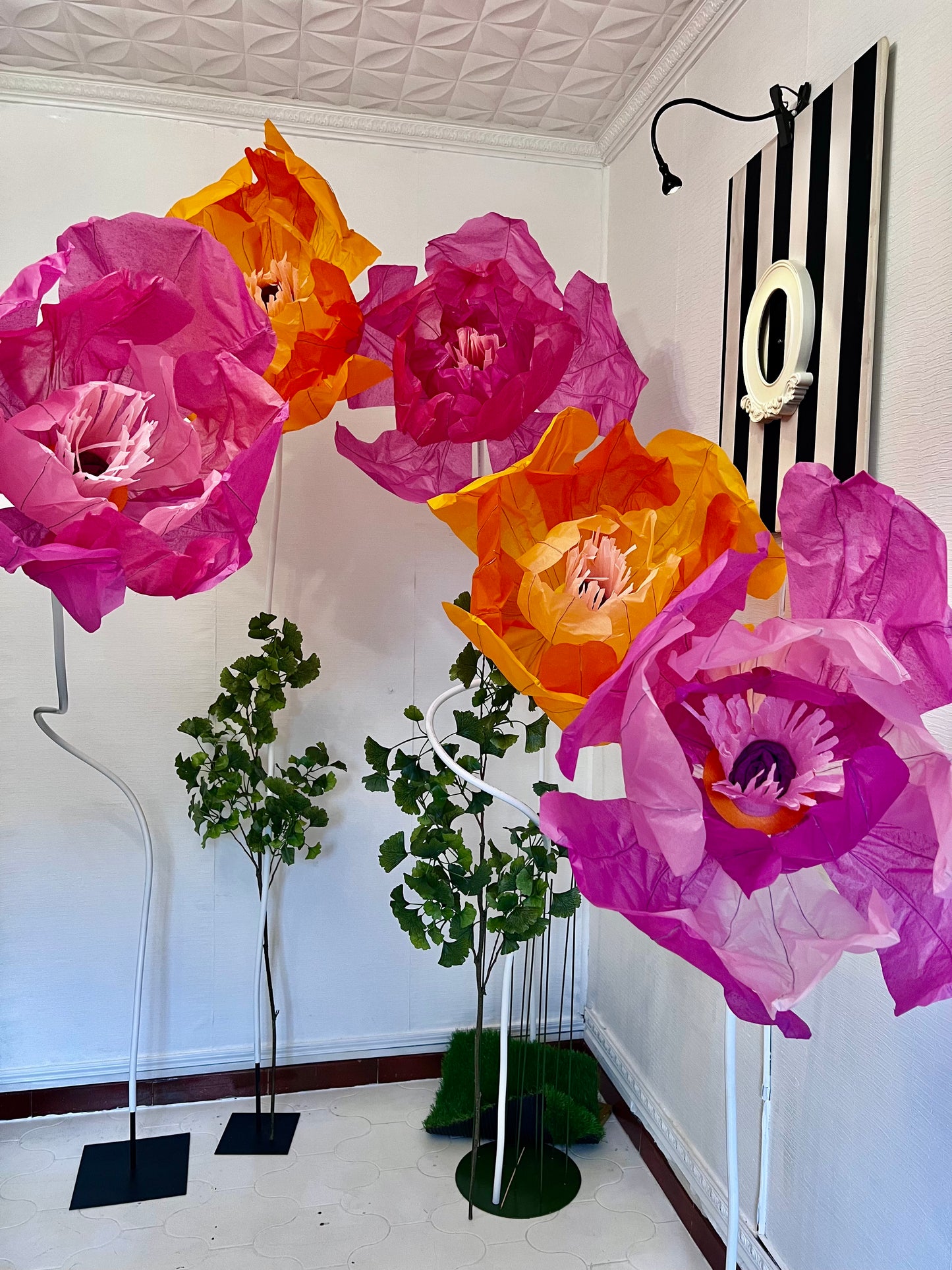 Fleurs et structures géantes selon vos envies sur mesure
