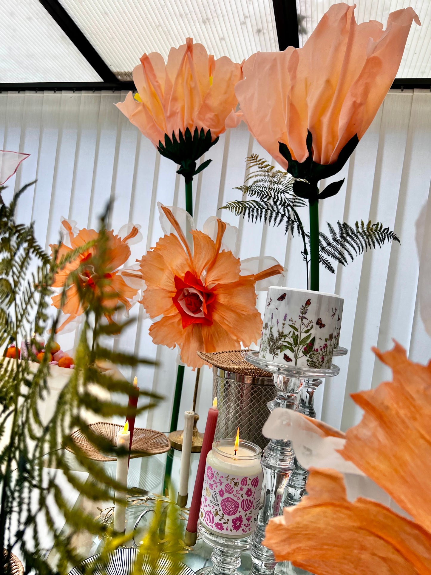 Fleurs et structures géantes selon vos envies sur mesure