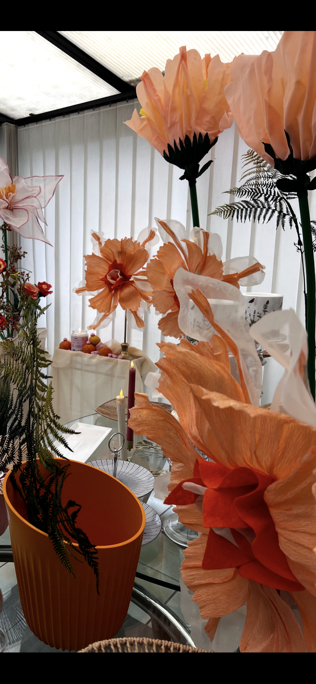 Fleurs et structures géantes selon vos envies sur mesure